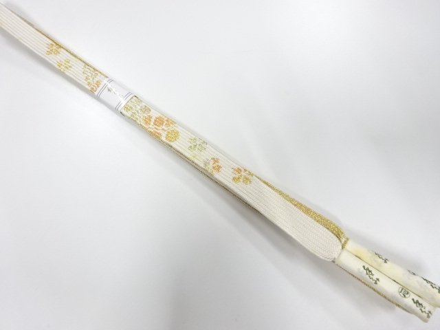 JAPANESE KIMONO / UNUSED KOREI HAND-TIED OBIJIME